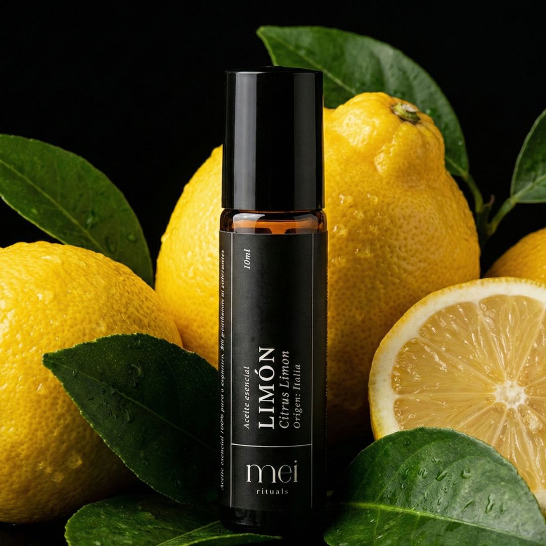 aceite esencial de limón mei rituals en rollon