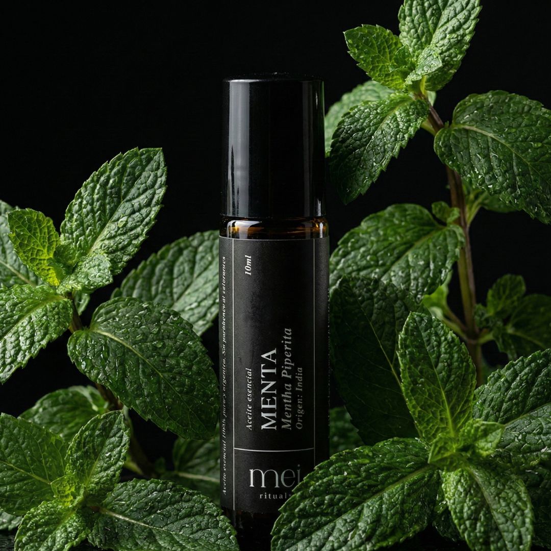 aceite esencial de menta roll on mei rituals