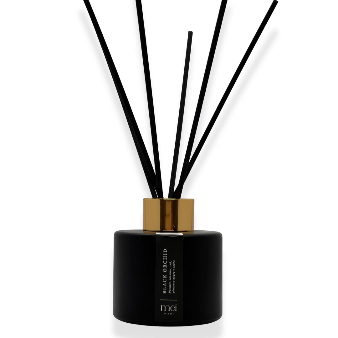 Difusor Black Orchid Pachuli Sandalo, Oud, pimienta negra y cedro para todo tipo de espacios