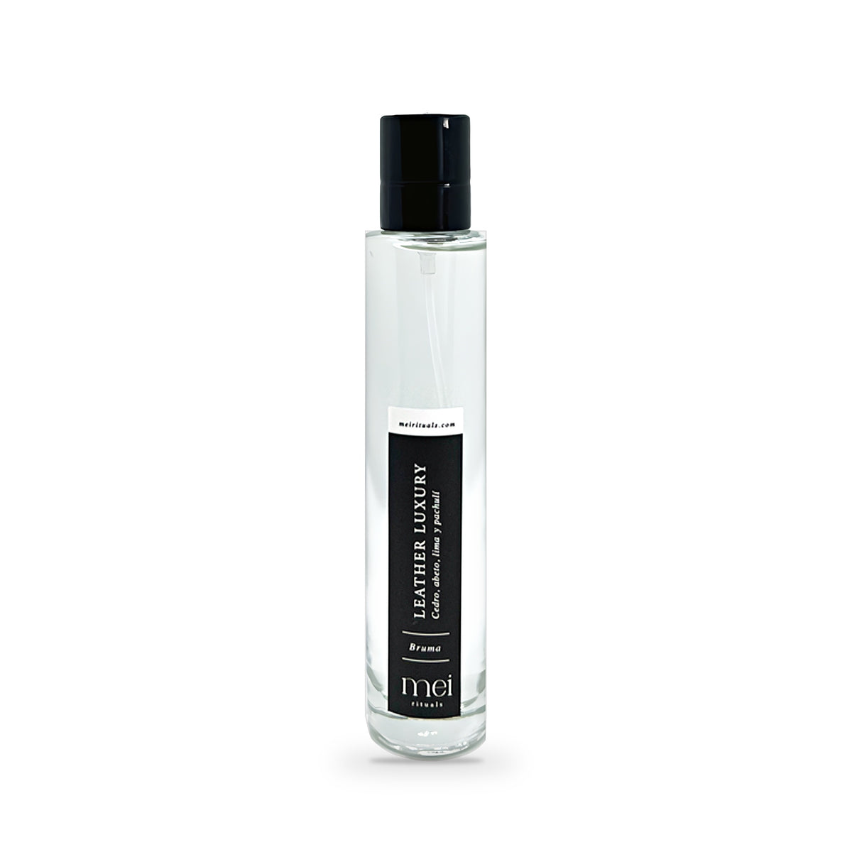Bruma de espacios Leather Luxury 60ml — Cuero, Cedro y Lima — Mei Rituals